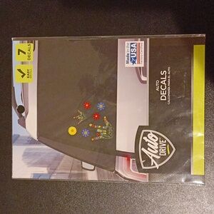 NWT Auto Drive Auto Decals | Floral Hippy Love Theme | 7 Decals